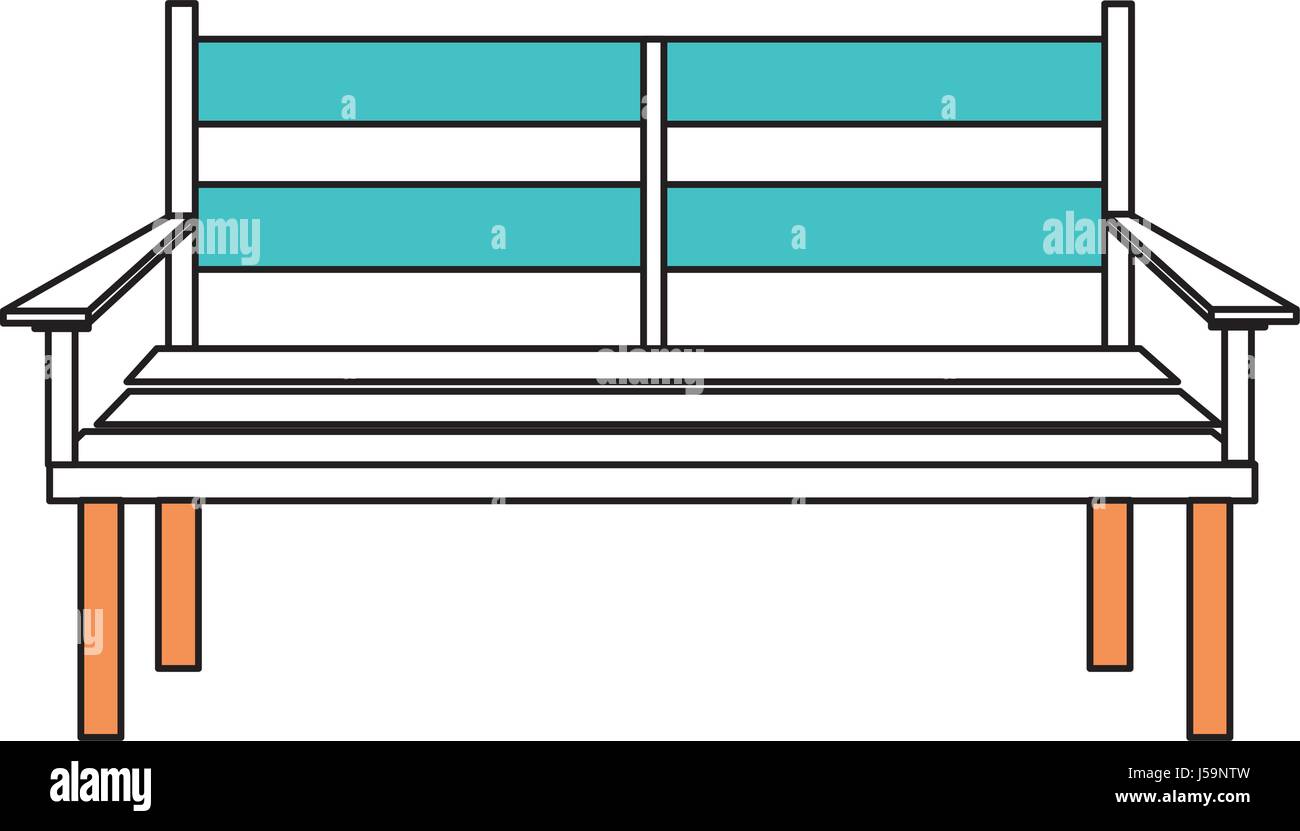 chair park isolated icon Stock Vector Image & Art Alamy