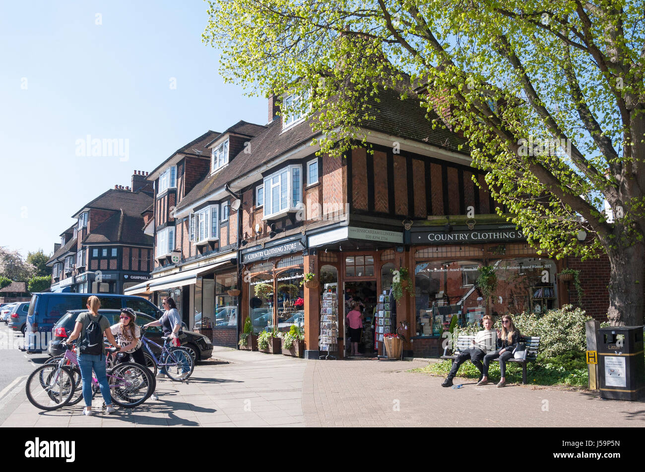 Ewell House Parade, High Street, Ewell, Surrey, England, United Kingdom