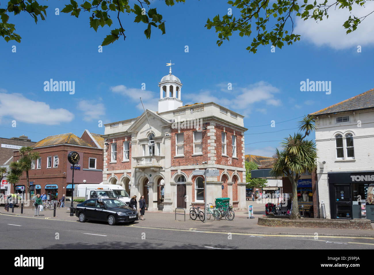 The Mayor's Parlour and Saxon Square, High Street, Christchurch, Dorset