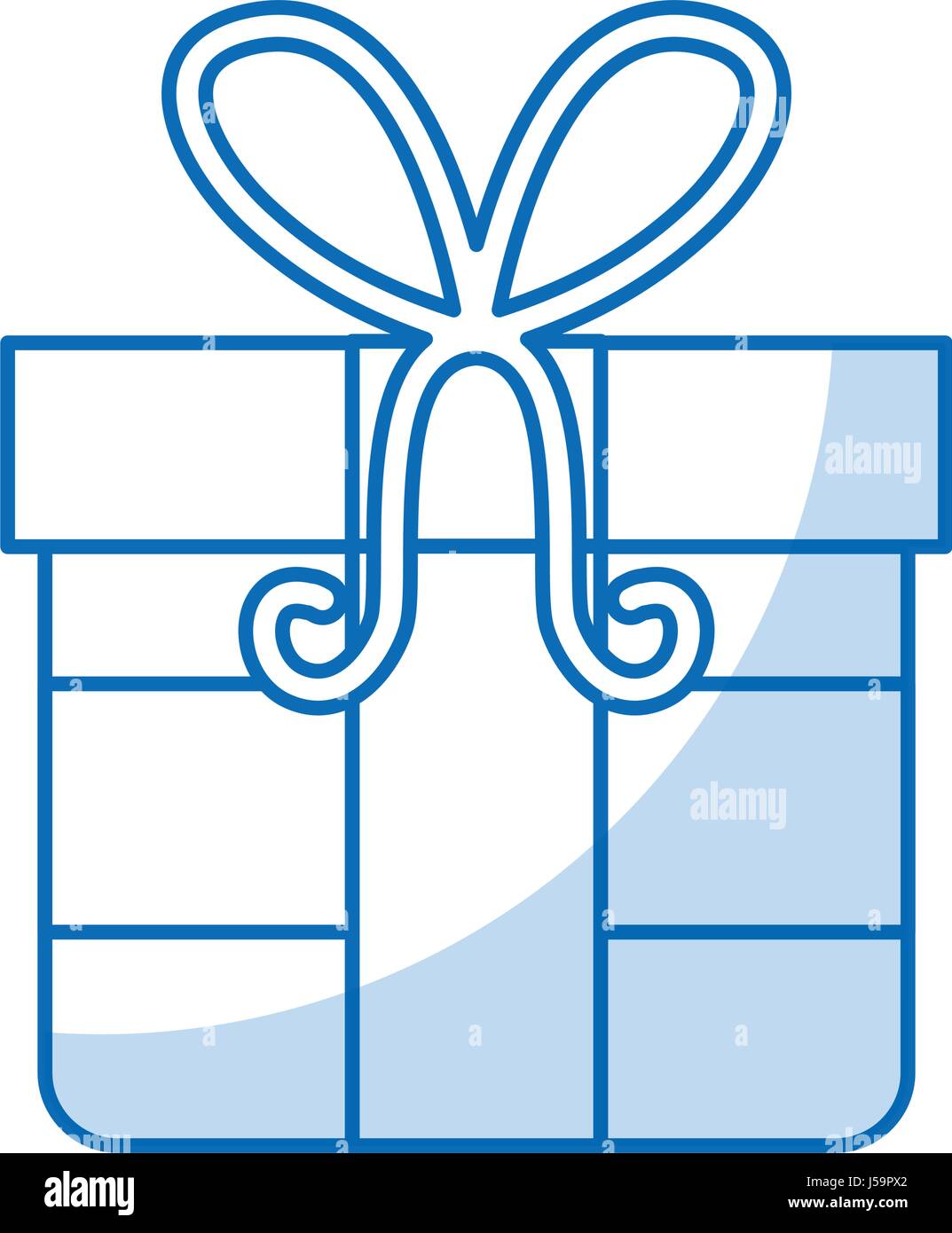 gift box with ribbon Stock Vector Image & Art - Alamy