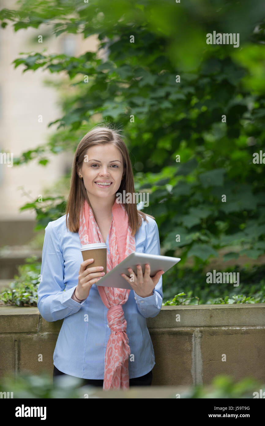 Business woman standing hi-res stock photography and images - Alamy