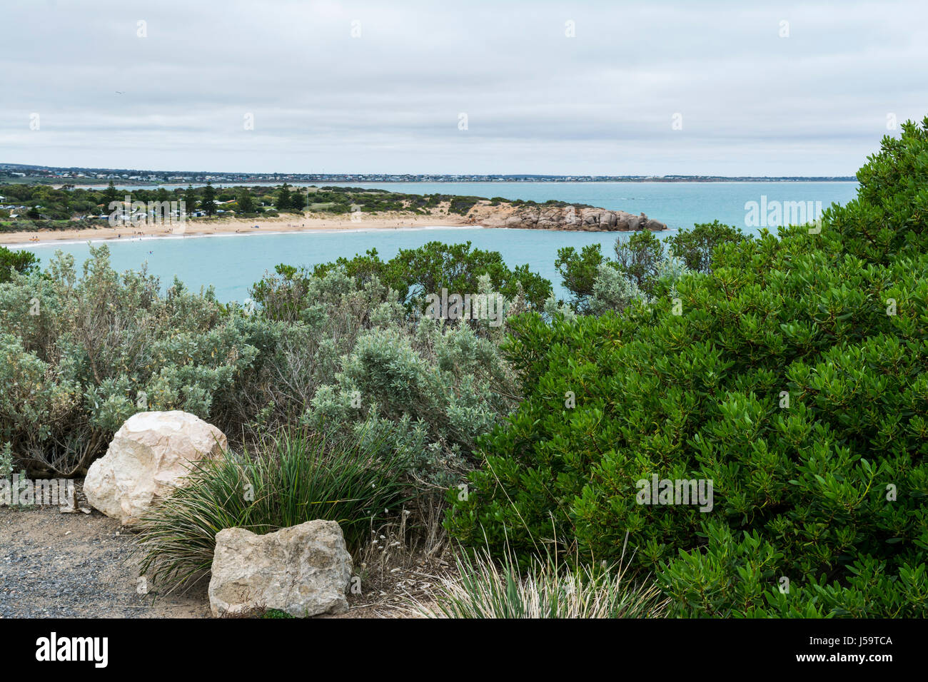 Overlooking Horseshoe Bay, South Australia. Just one of the beaches