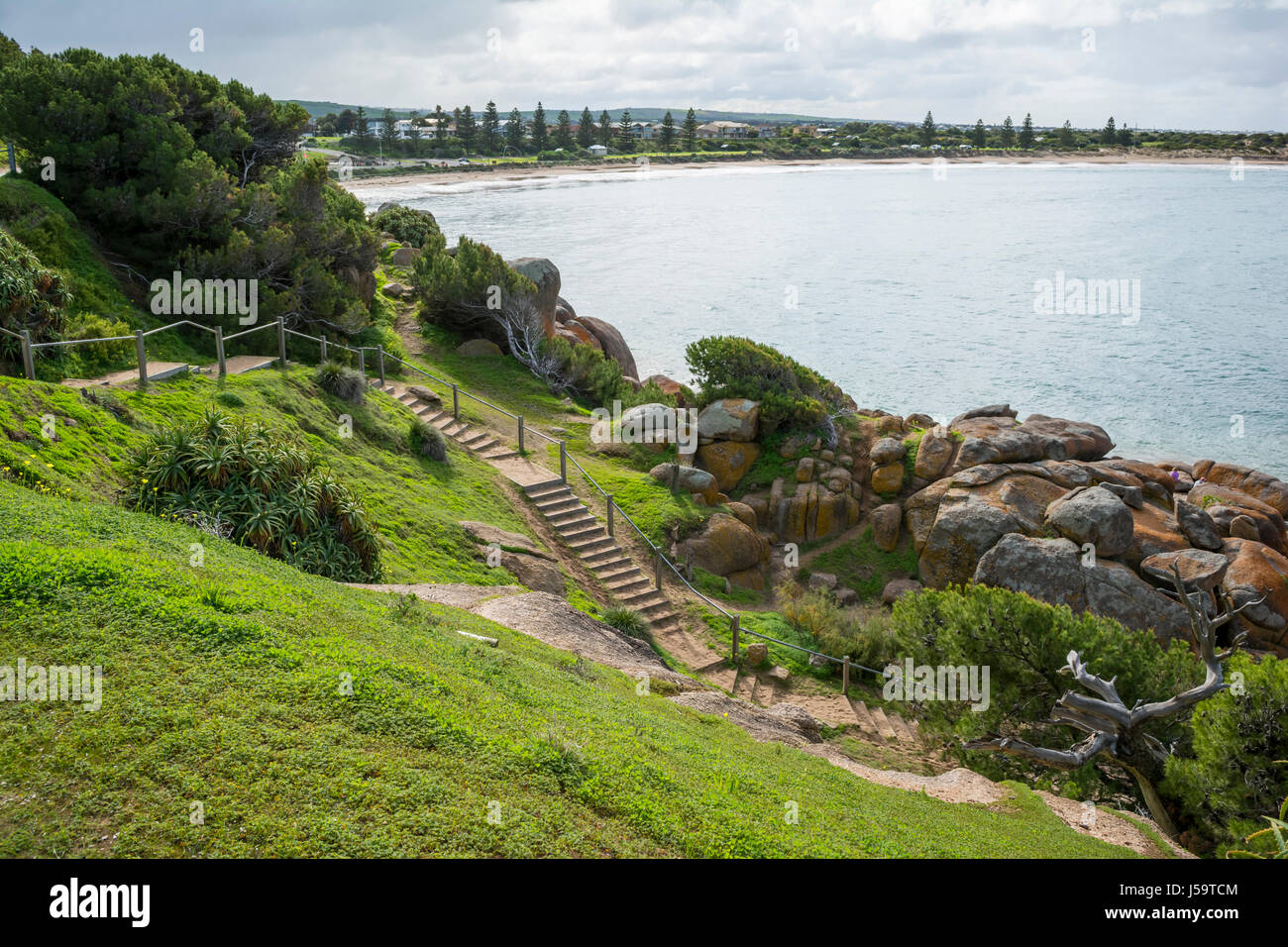 Overlooking Horseshoe Bay, South Australia. Just one of the beaches
