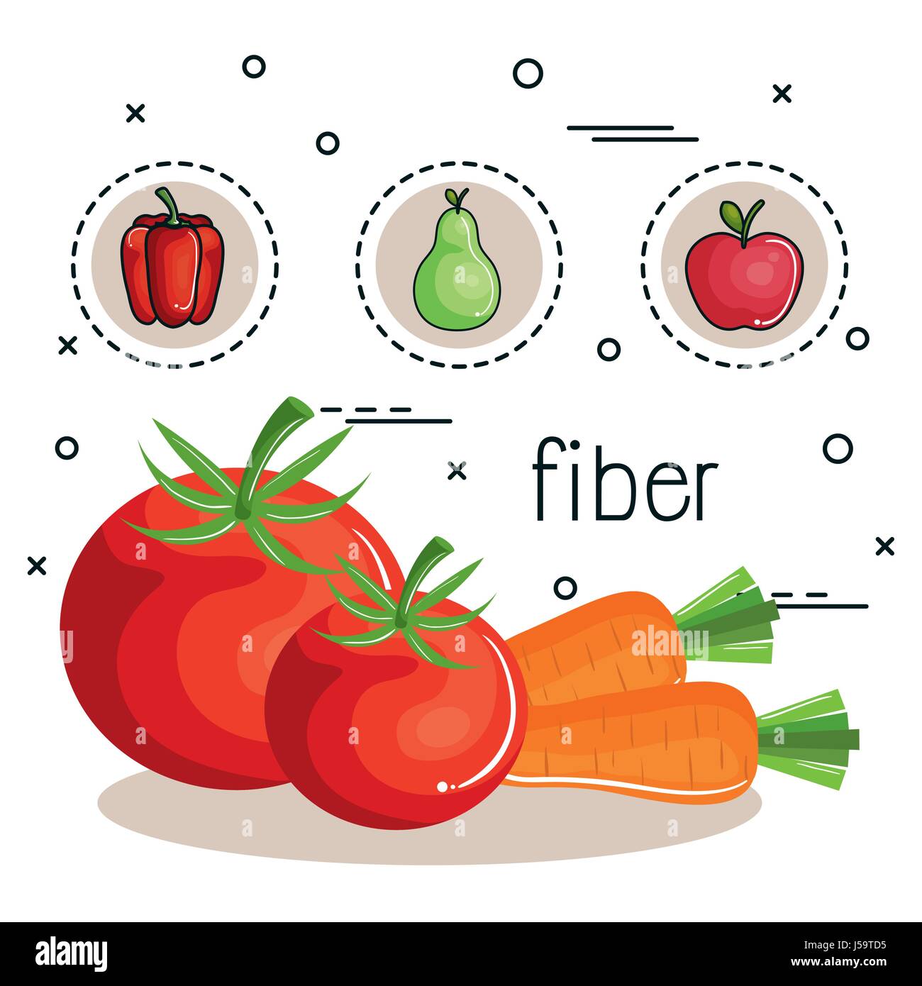 Fruits and vegetables design Stock Vector Image & Art - Alamy