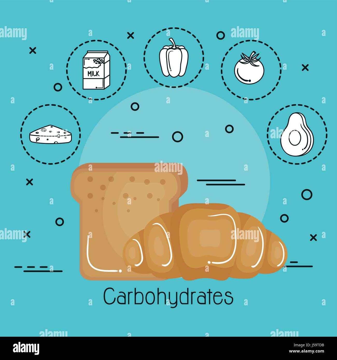 Healthy eating design Stock Vector Image & Art - Alamy