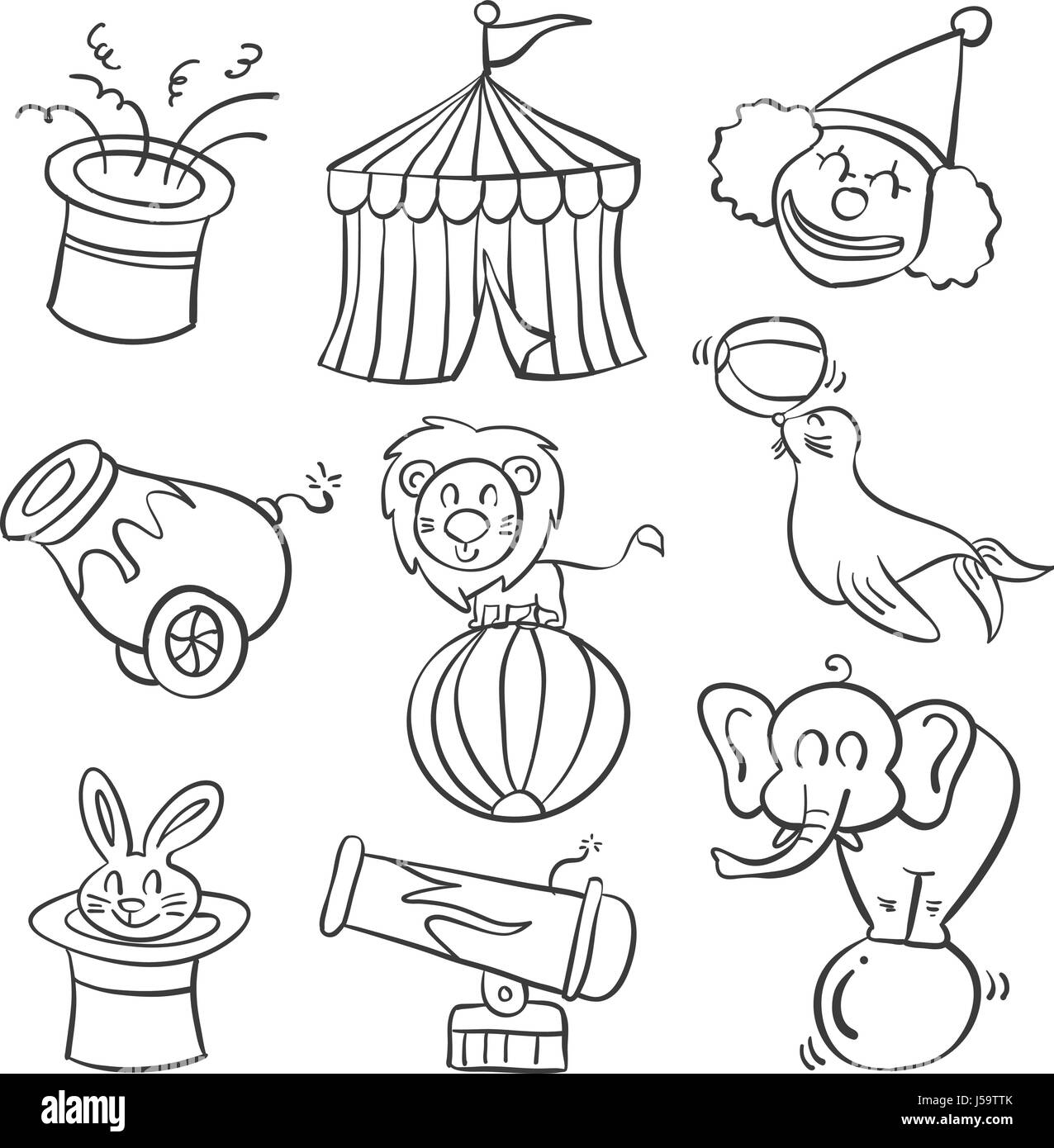 Circus Drawing Images