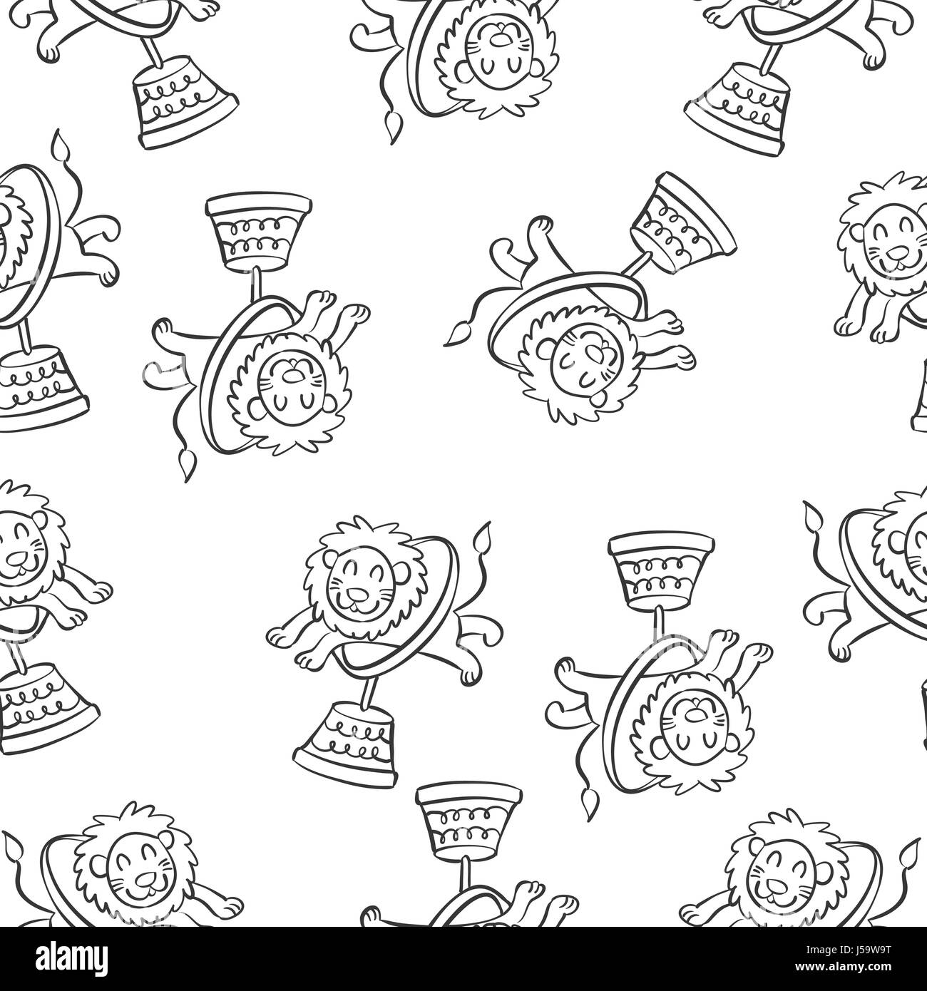 Drawing Circus Pattern