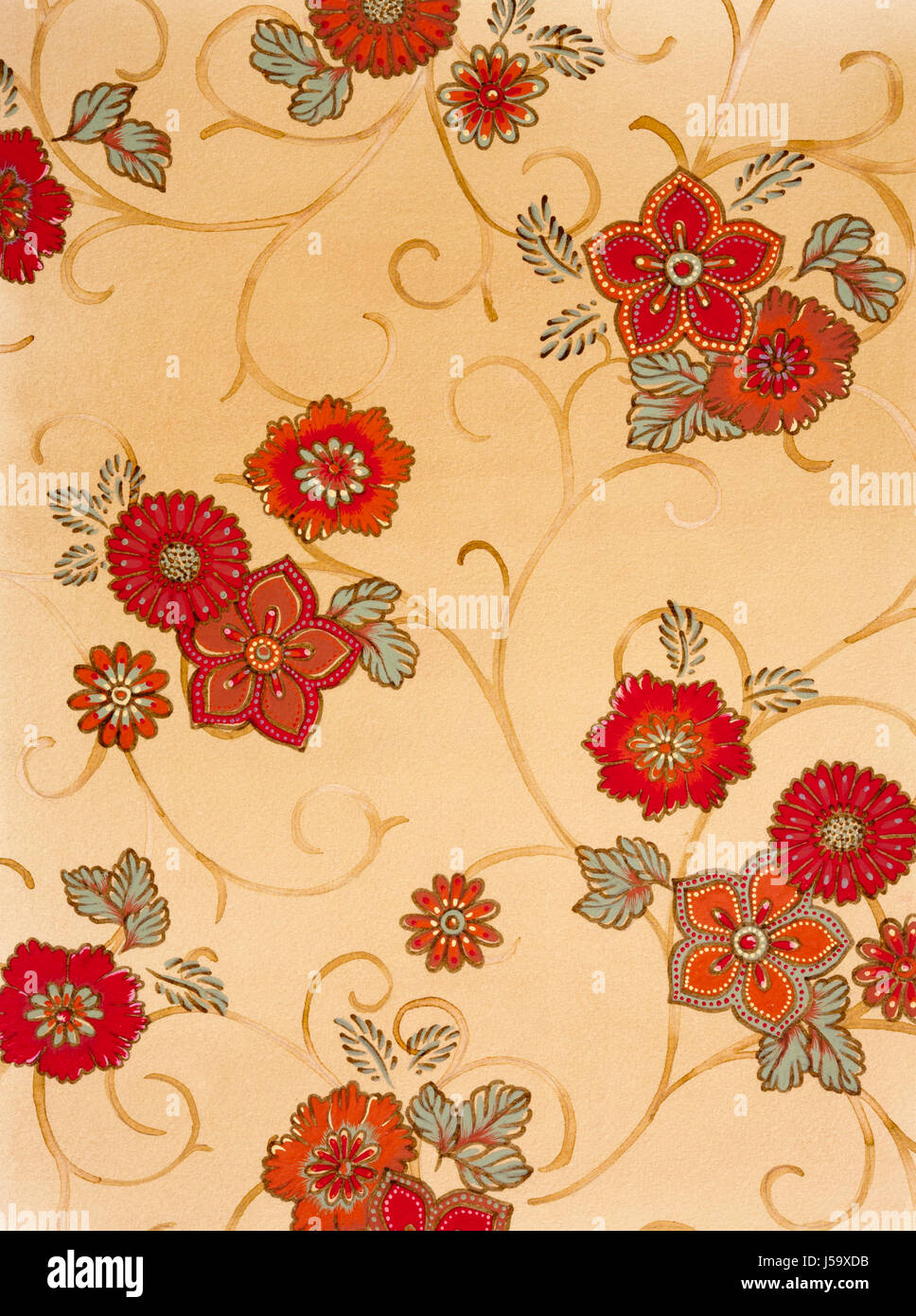Textile pattern drawing hi-res stock photography and images - Alamy