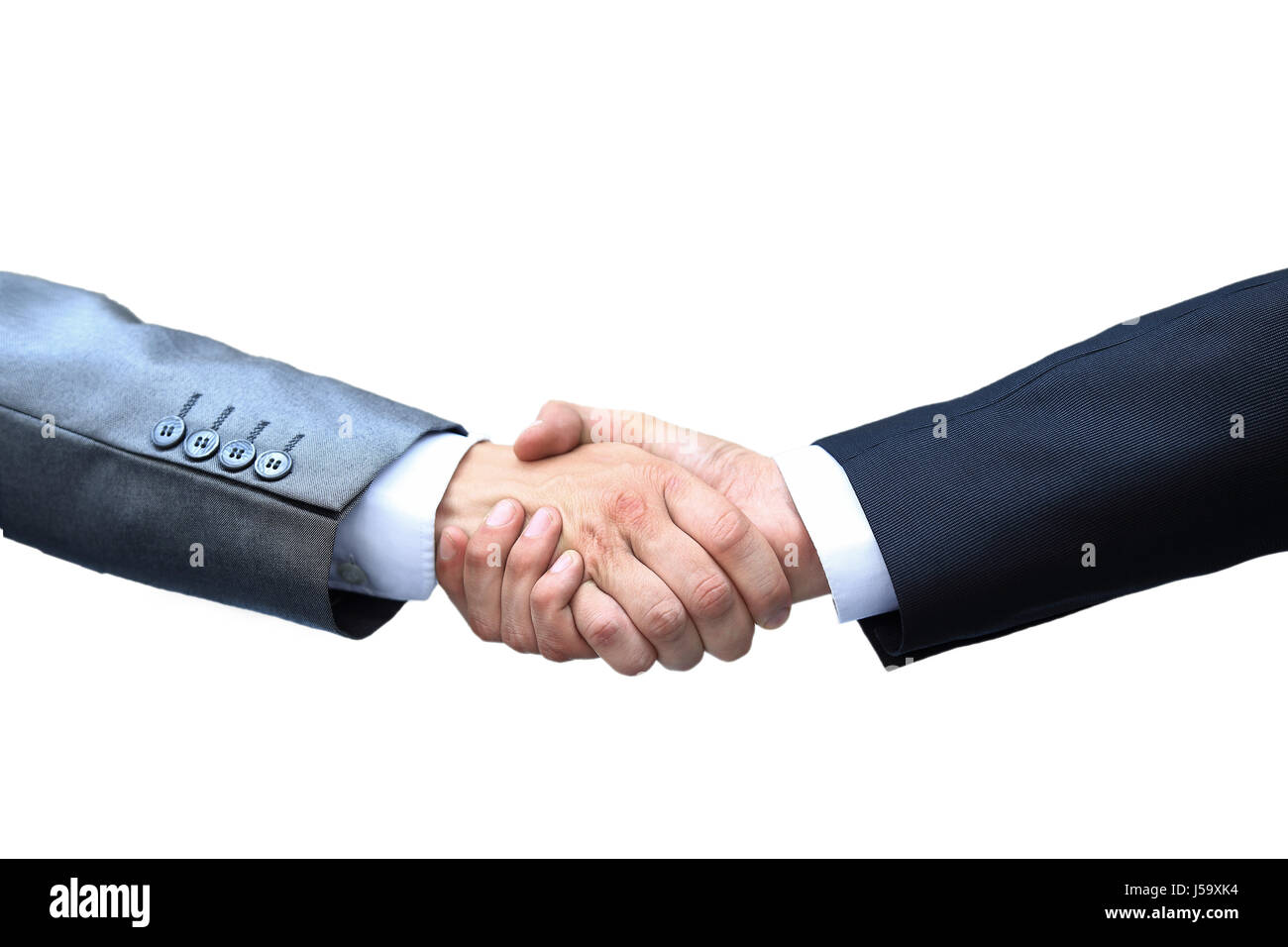 handshake isolated on white background Stock Photo - Alamy