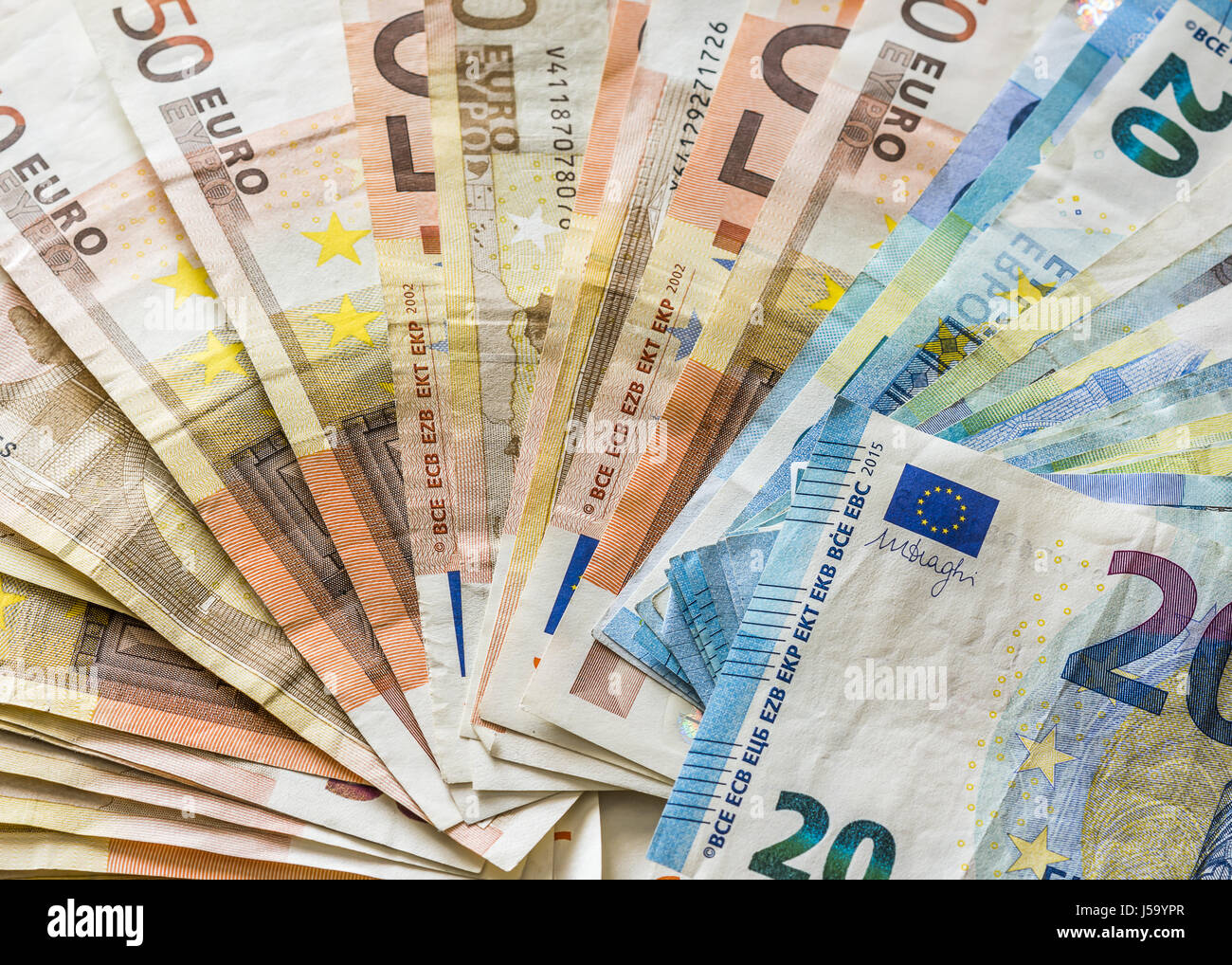Money from the european union Stock Photo - Alamy