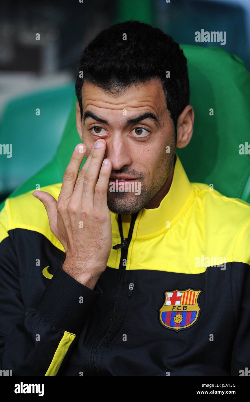 SERGIO BUSQUETS BARCELONA FC CELTIC PARK GLASGOW SCOTLAND 01 October