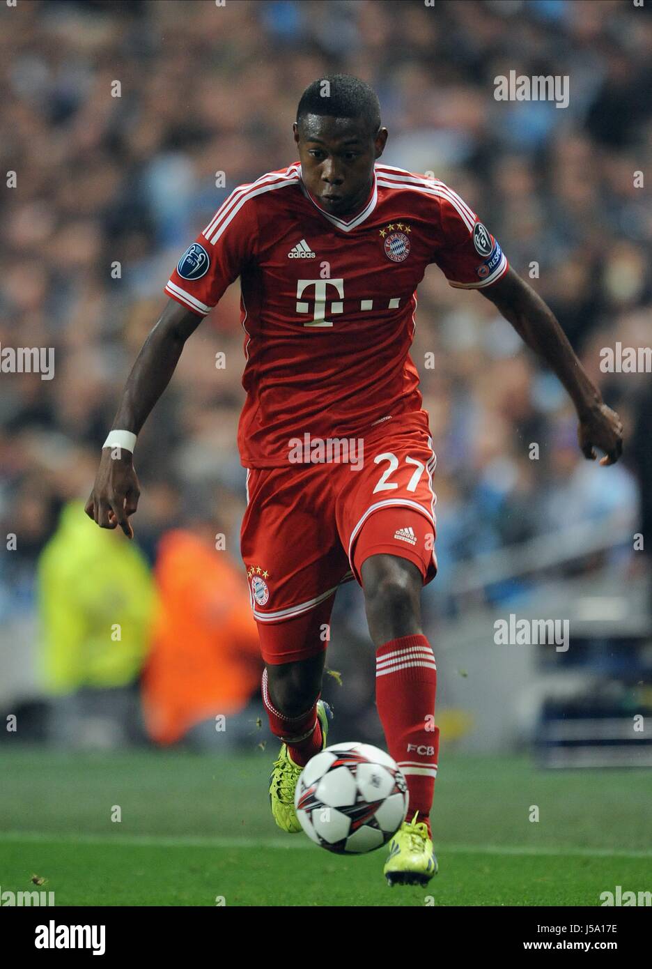DAVID ALABA BAYERN MUNICH FC BAYERN MUNICH FC ETIHAD STADIUM MANCHESTER