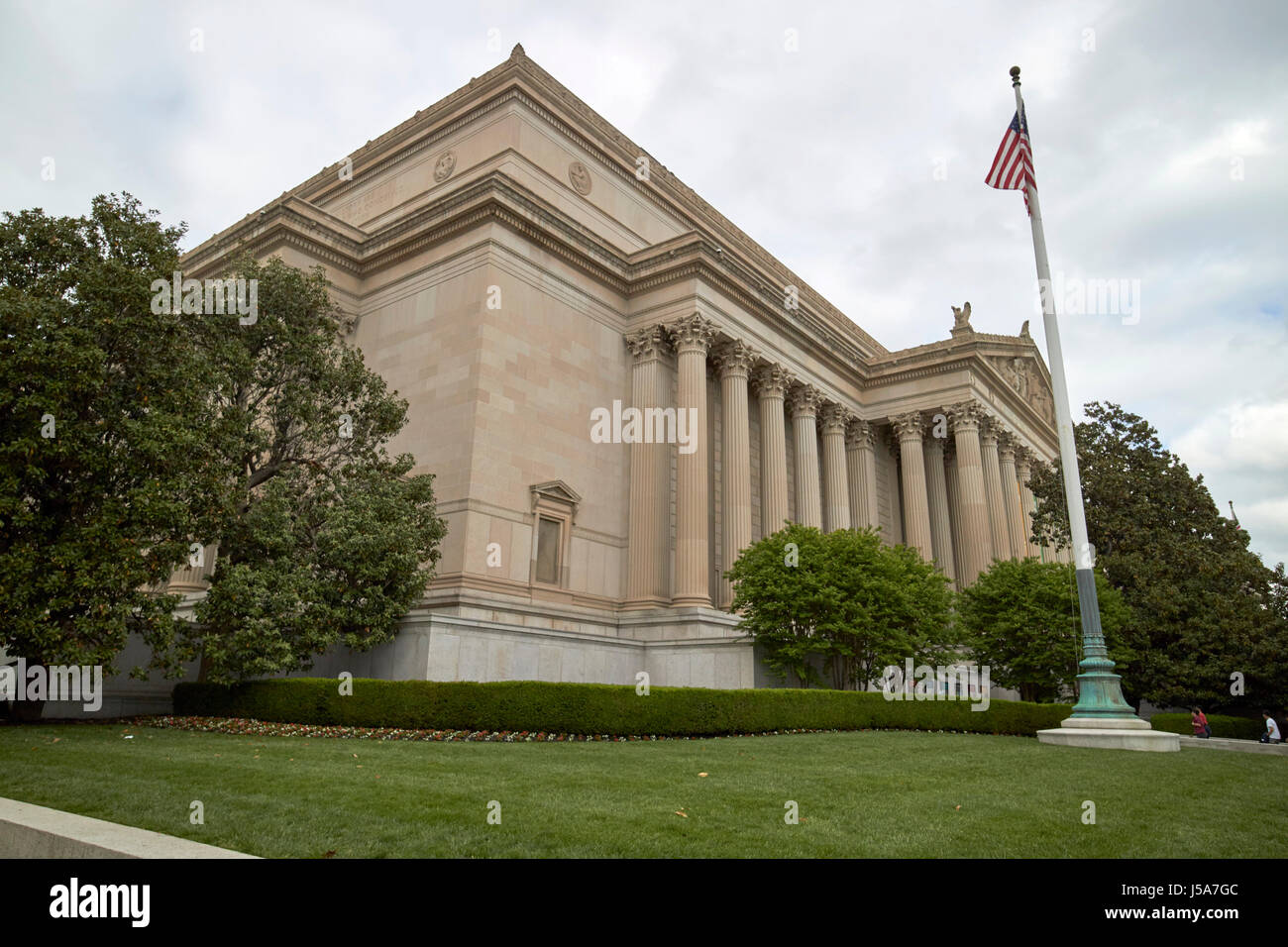 national archives of the united states of america building Washington DC USA Stock Photo