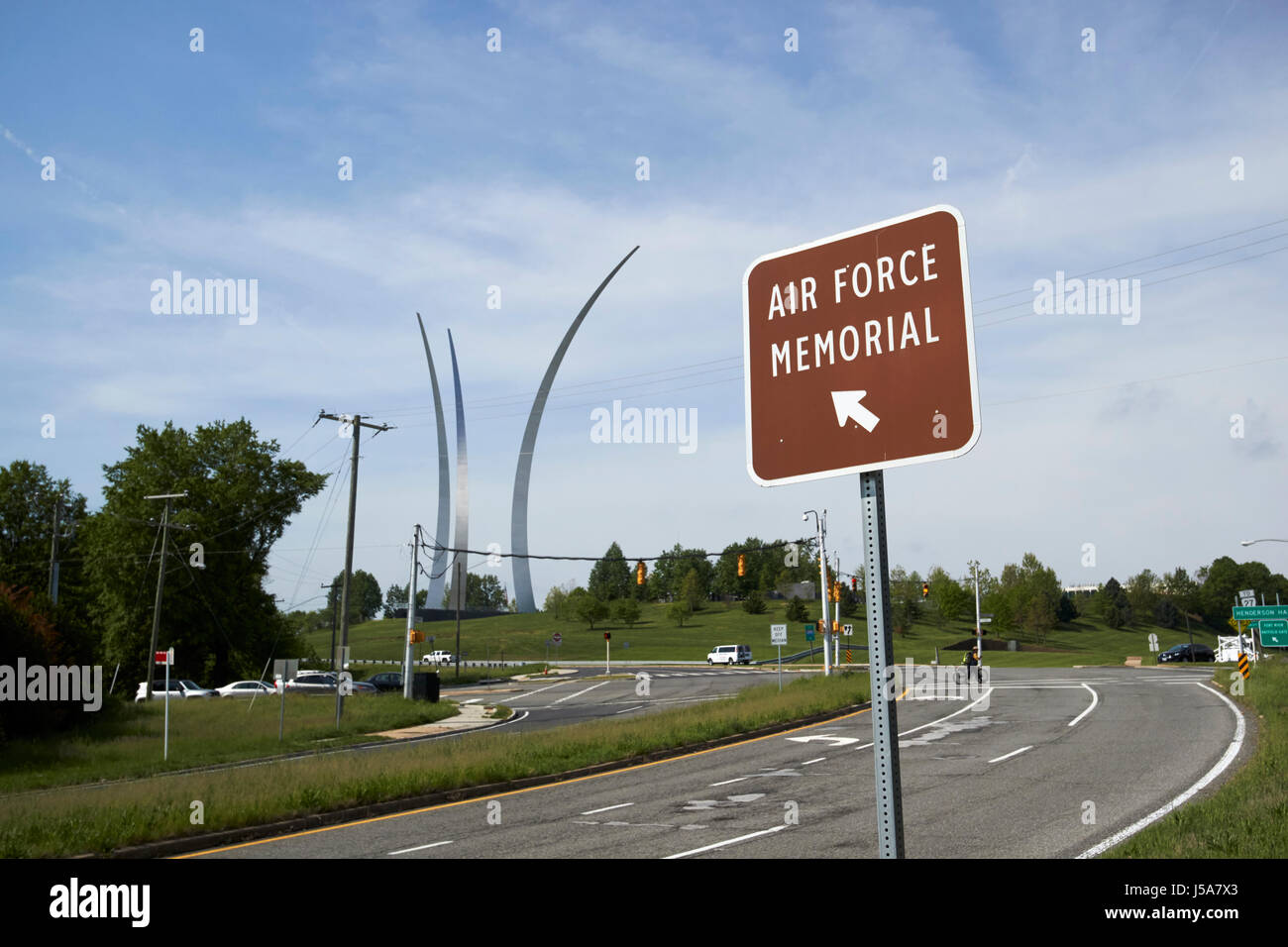 US air force memorial arlington Washington DC USA Stock Photo - Alamy