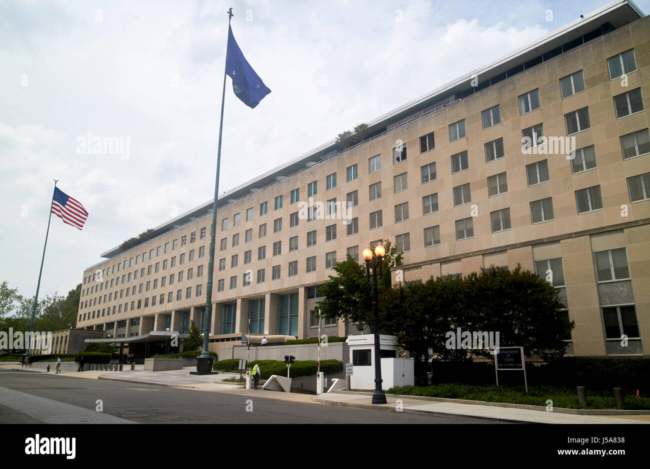 Harry S Truman building headquarters of the state department Washington DC USA Stock Photo