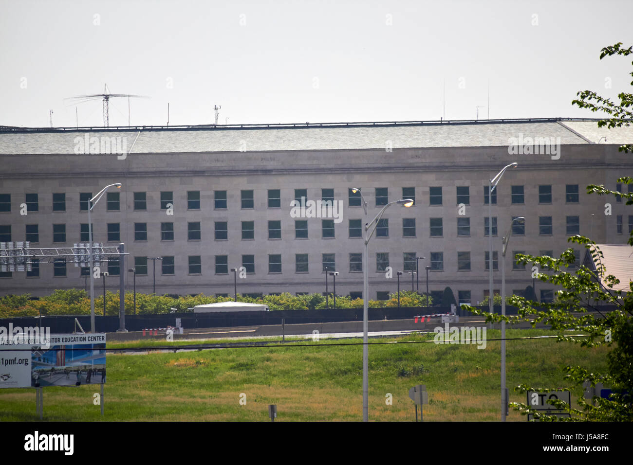 The pentagon headquarters of the us department of defence Washington DC USA Stock Photo