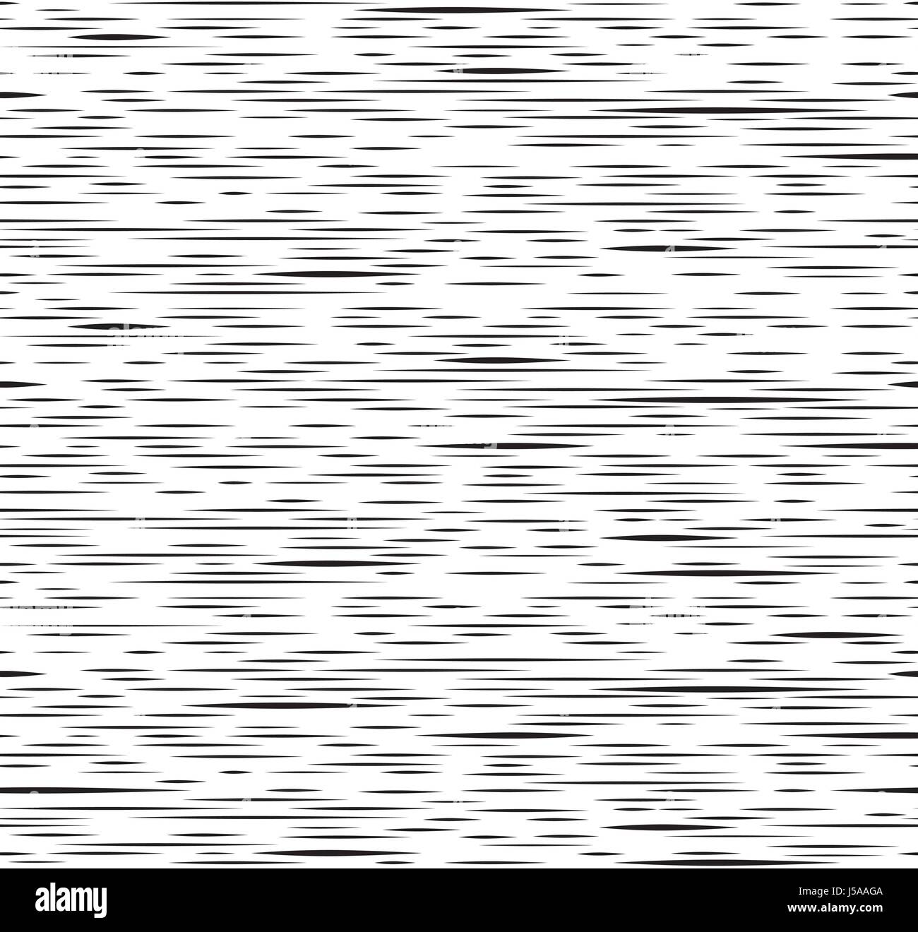 Abstract irregular stripe line seamless pattern. Black and white ...