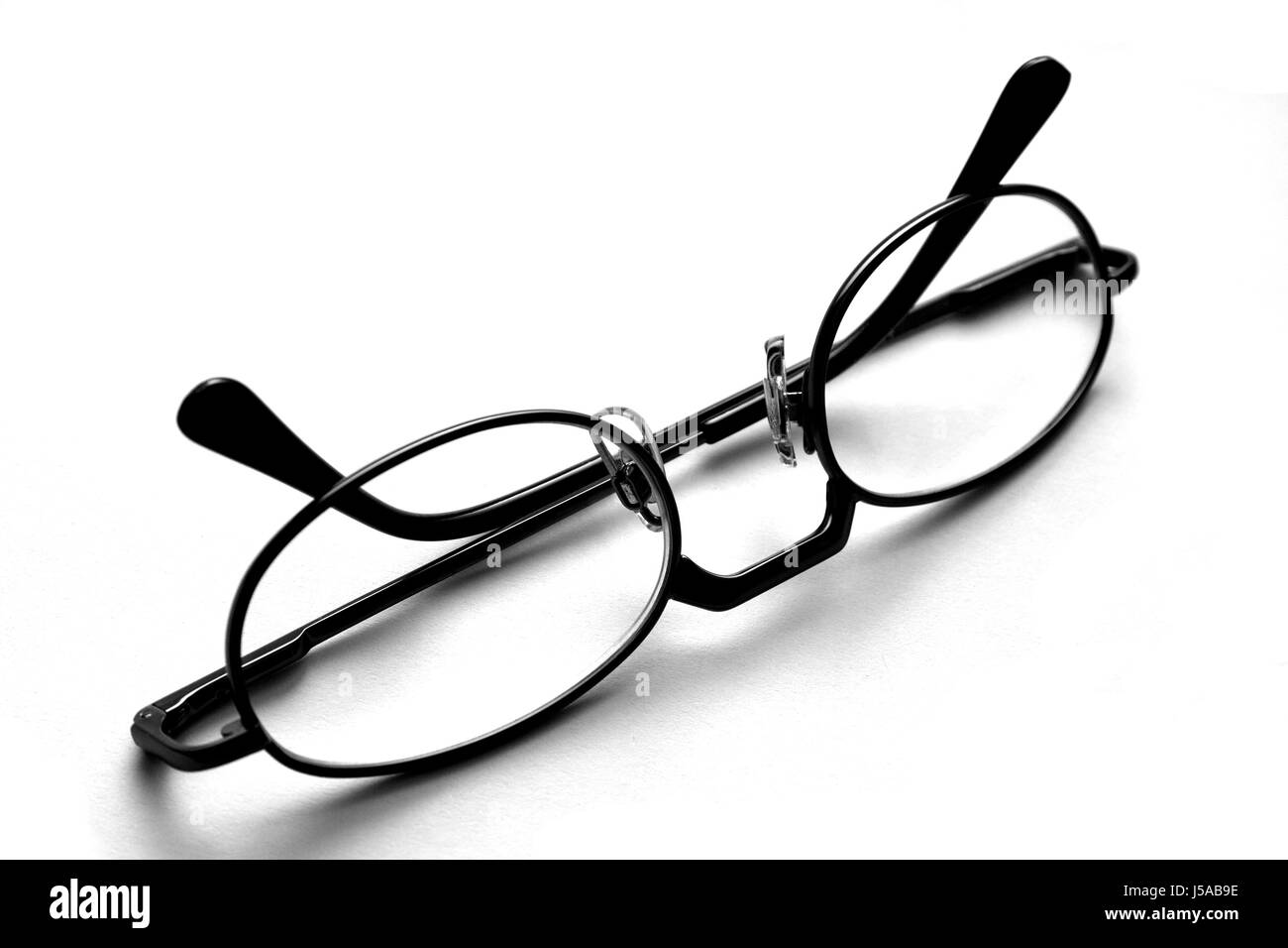 detail optional black swarthy jetblack deep black glasses look glancing see Stock Photo