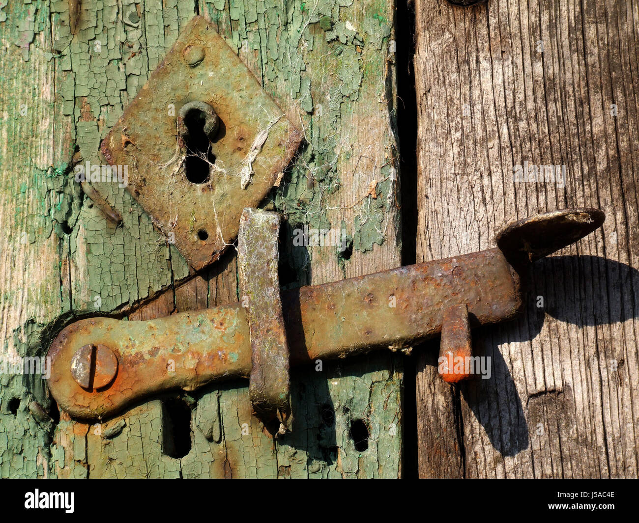 under lock and key Stock Photo