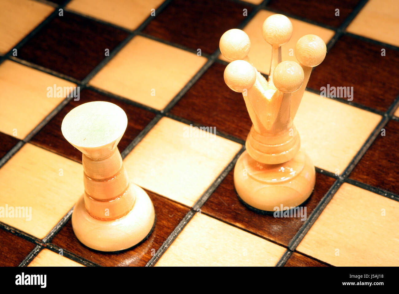 tower strategy lady think thoughts chess chessboard chessman chessmen mental Stock Photo