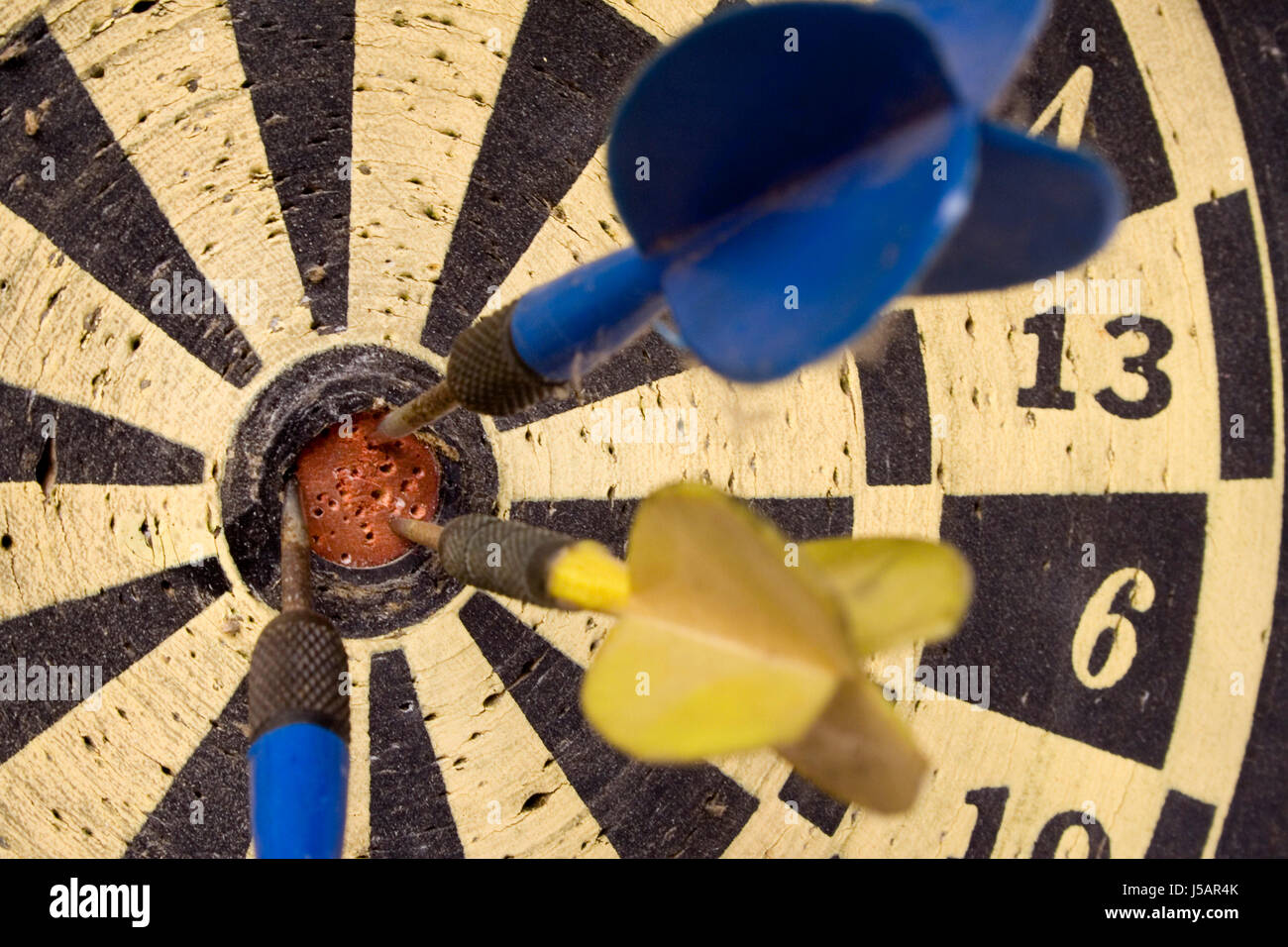 hit 3 arrows Stock Photo - Alamy