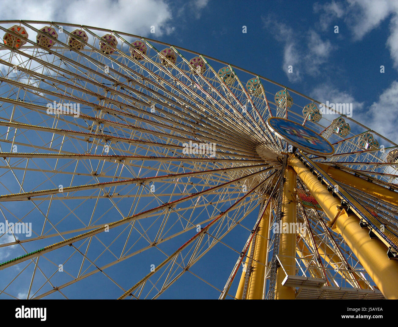 ferris wheel at the fairground Stock Photo - Alamy