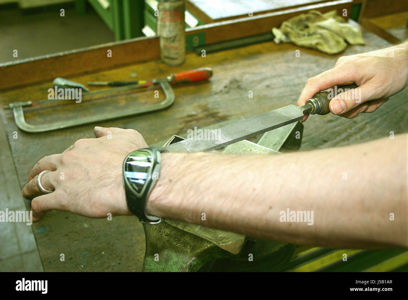 education metal locksmith metalworking file basic training