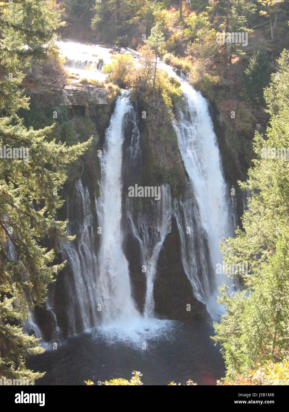 Burney falls, Burney California Stock Photo