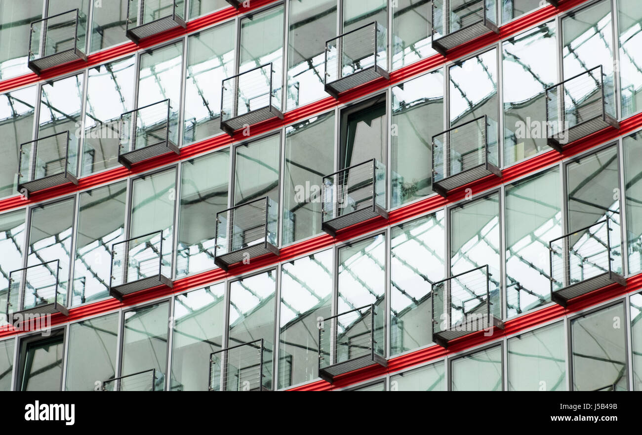 real estate - modern building facade exterior Stock Photo - Alamy