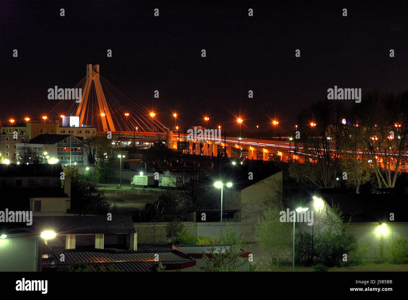 pylon bridge Stock Photo