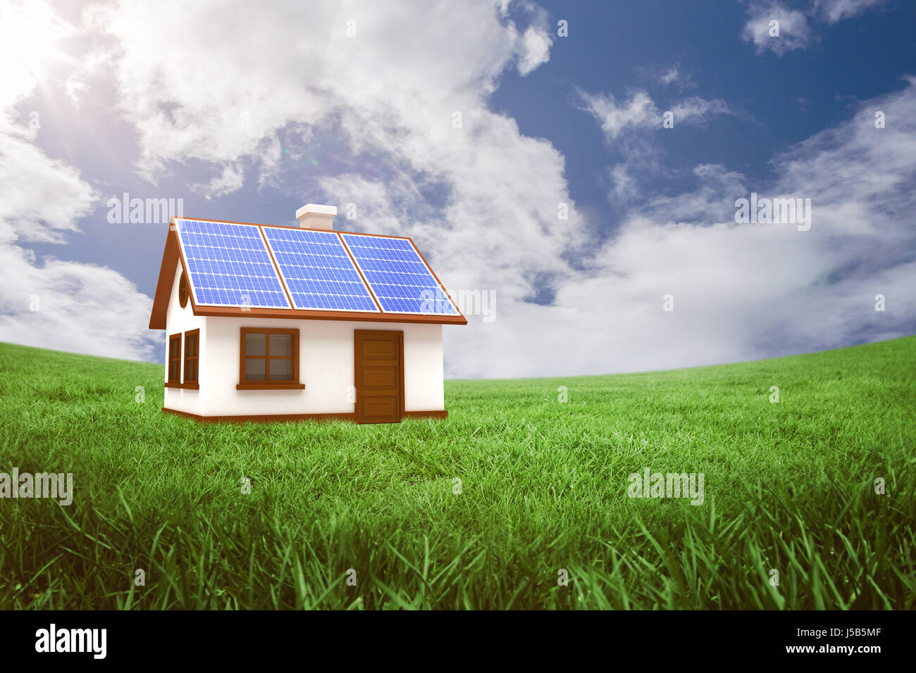 Solar panels roof hospital hi-res stock photography and images - Alamy