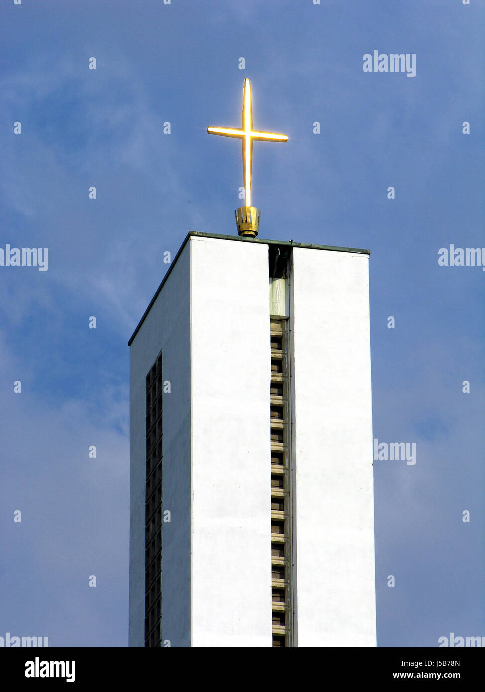 bell tower,catholic church Stock Photo