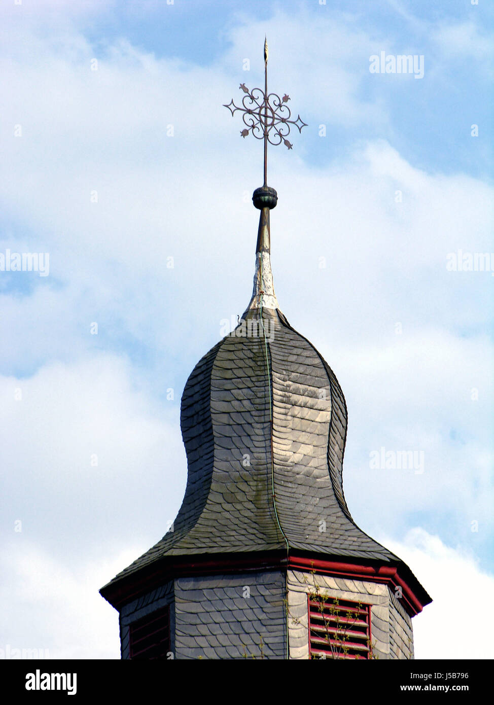 onion tower church Stock Photo