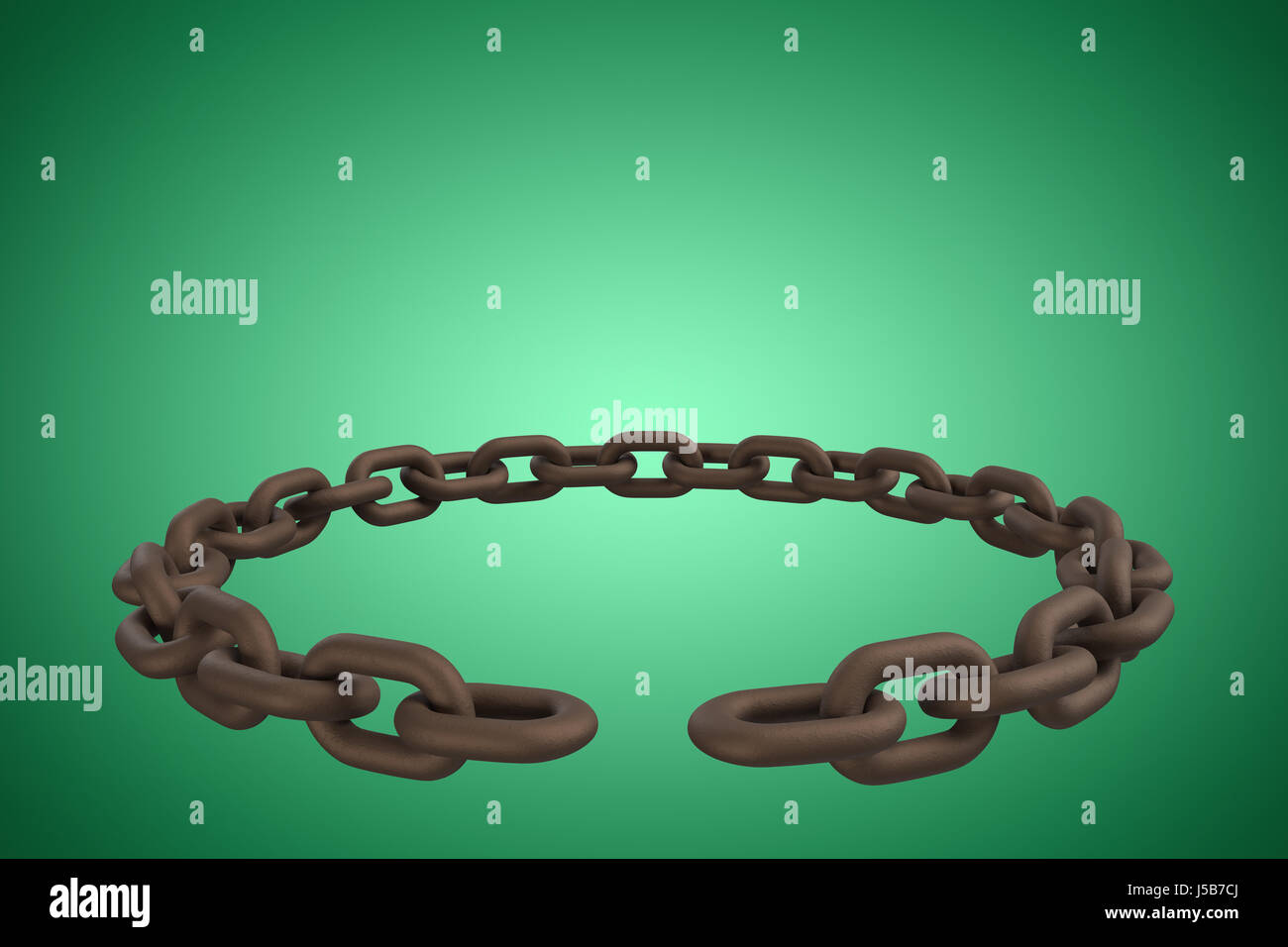 Chain With A Broken Link Stock Photos & Chain With A Broken Link Stock