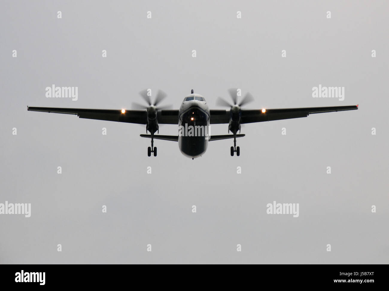 Twin Engined Turboprop Airliner High Resolution Stock Photography and ...