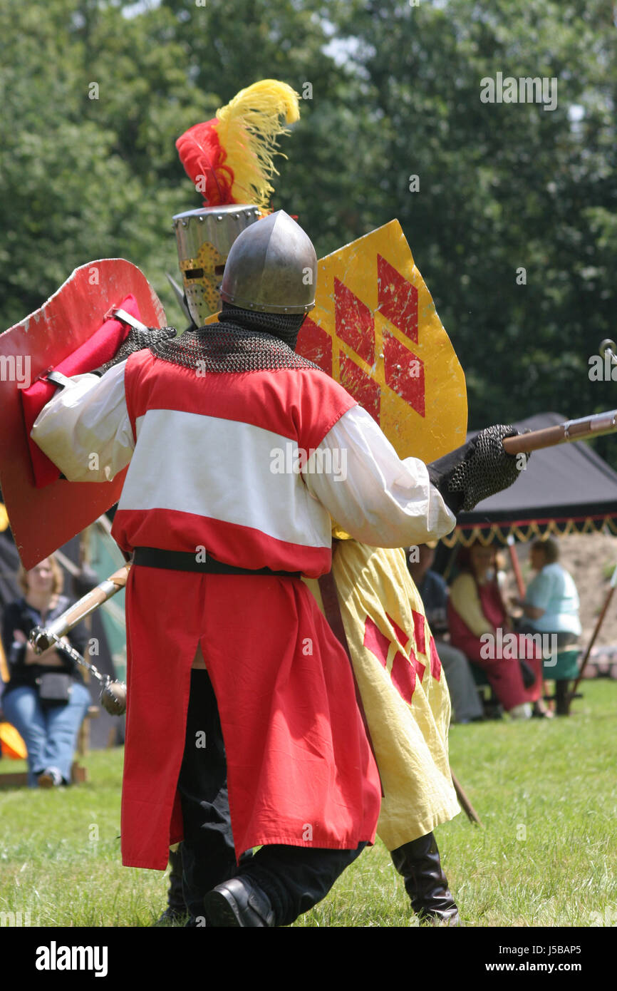 knights in combat Stock Photo - Alamy