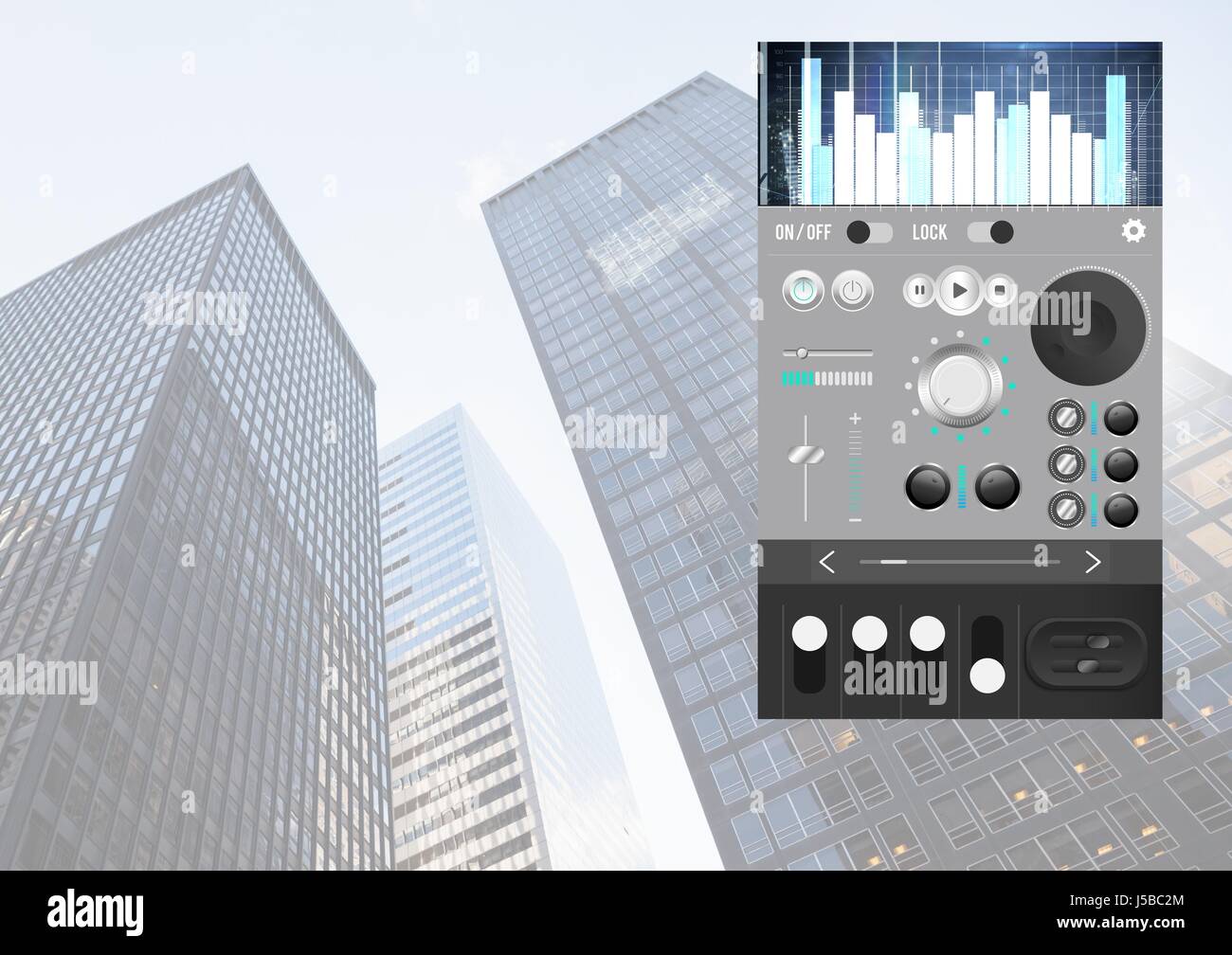 Digital composite of Sound Music and Audio production engineering