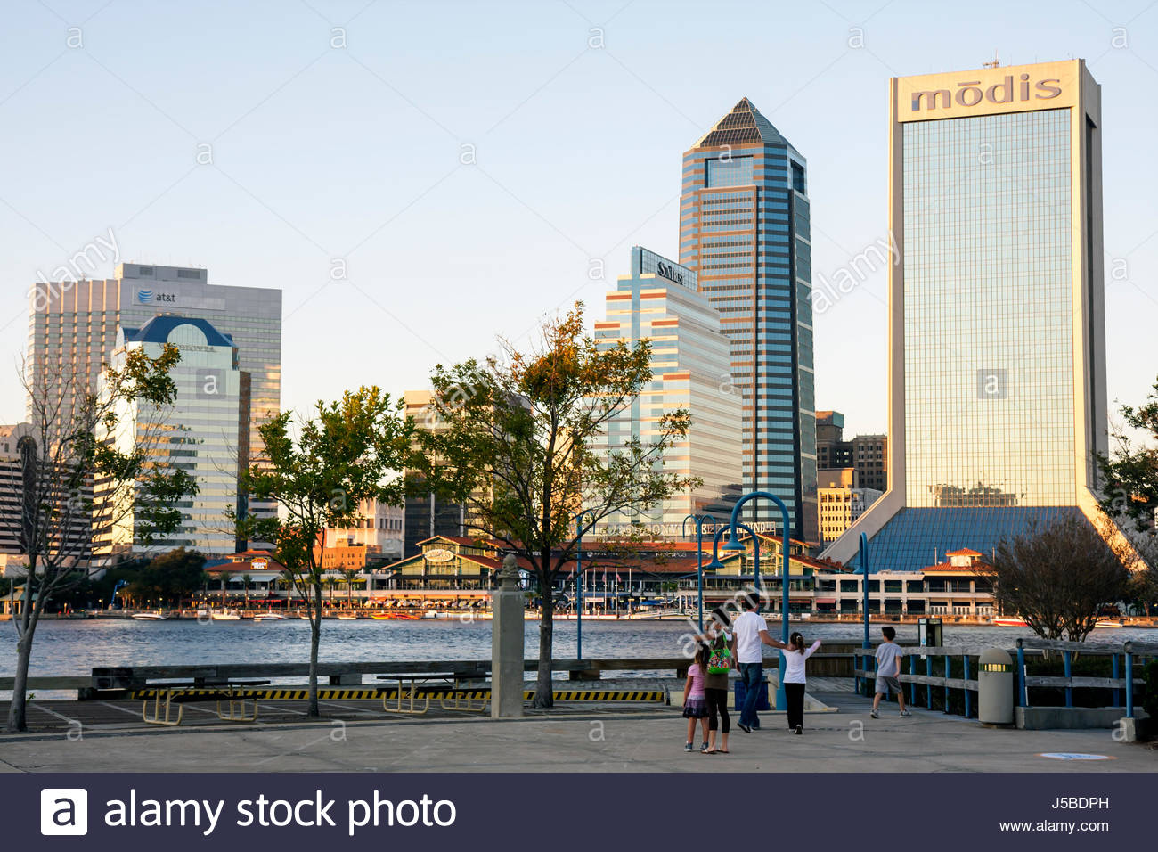 Bank Of America Tower Jacksonville Stock Photos Bank Of America