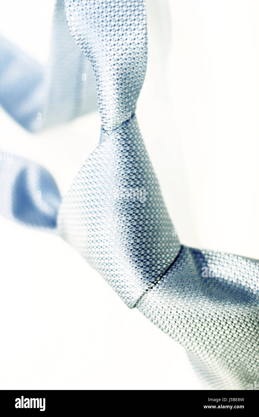 blue tie Stock Photo