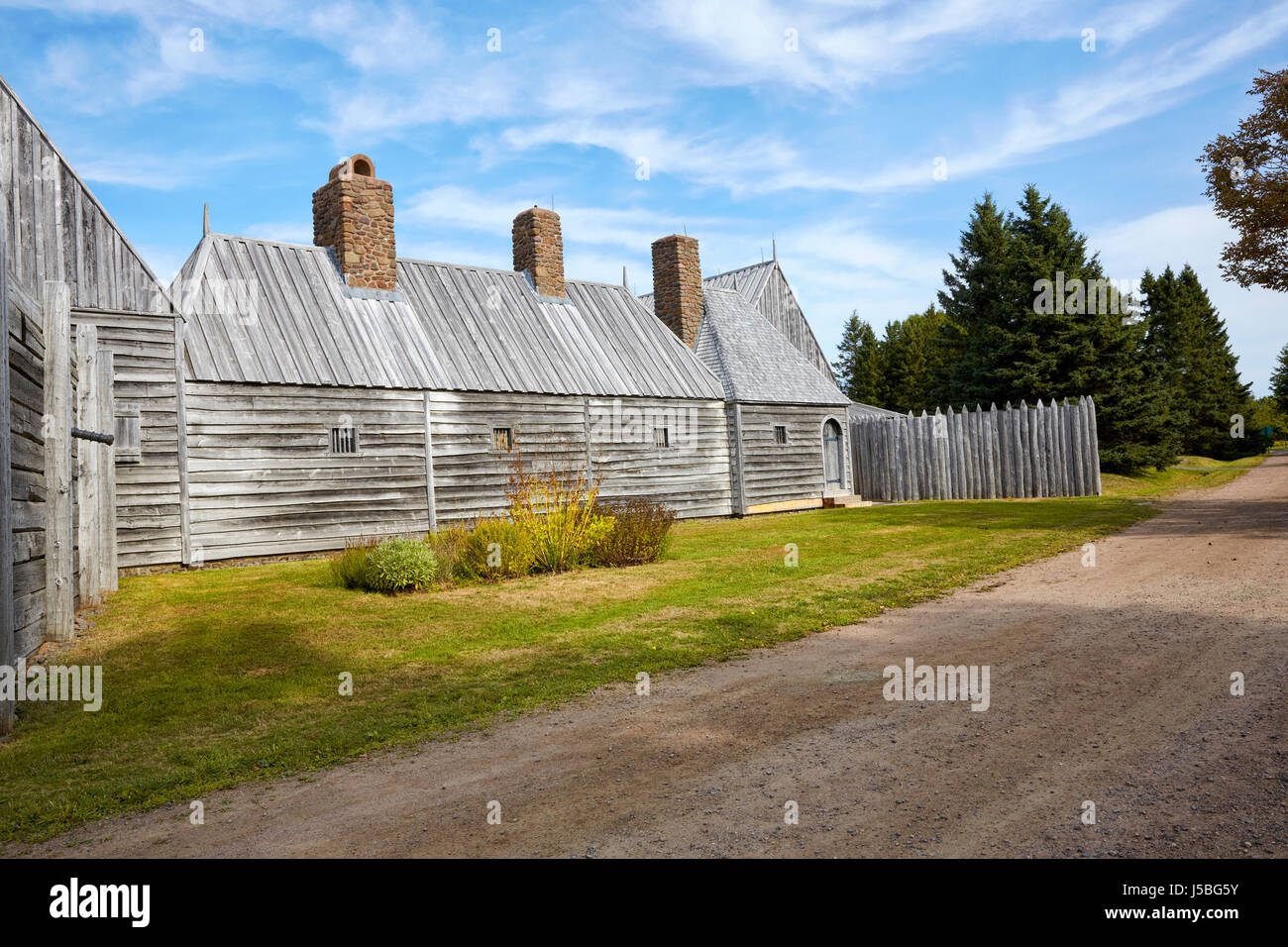 Port-Royal National Historic Site, Port Royal, Nova Scotia Stock Photo