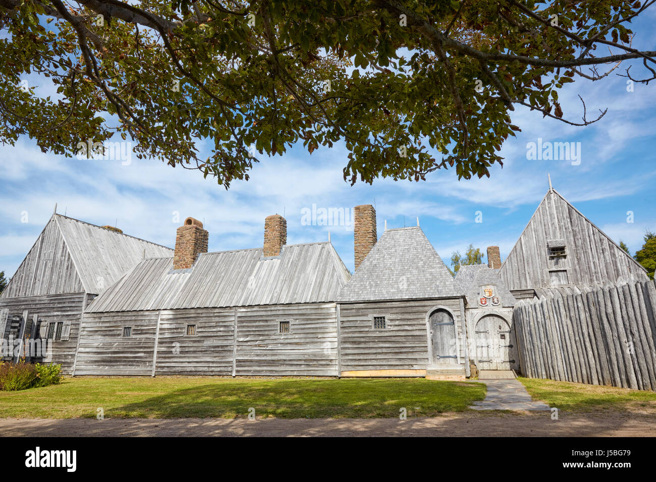 Port-Royal National Historic Site, Port Royal, Nova Scotia Stock Photo