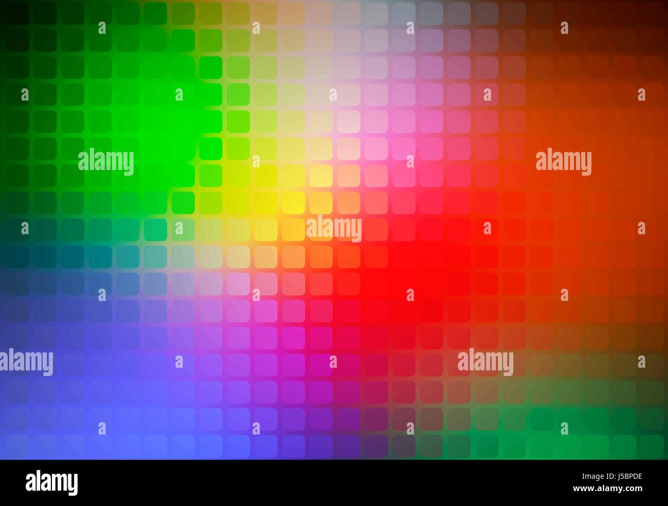 Green blue orange red vector abstract rounded corners square tiles ...