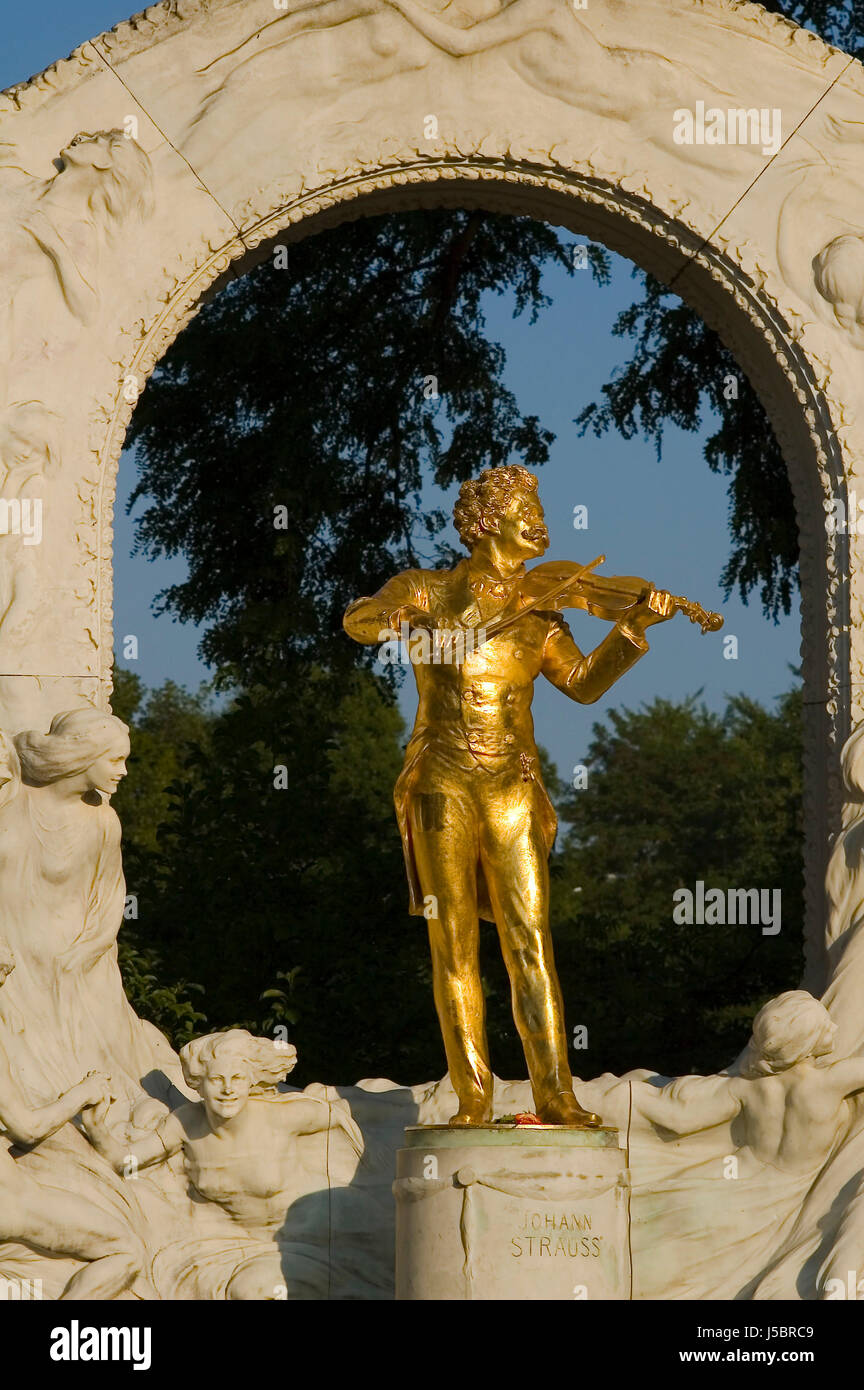 monument music make music art culture composition famous statue vienna