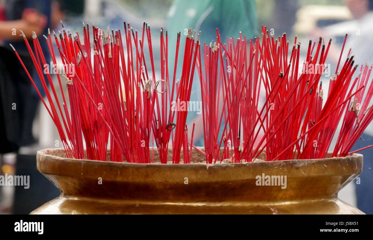 Lighted Incense Sticks High Resolution Stock Photography and Images - Alamy