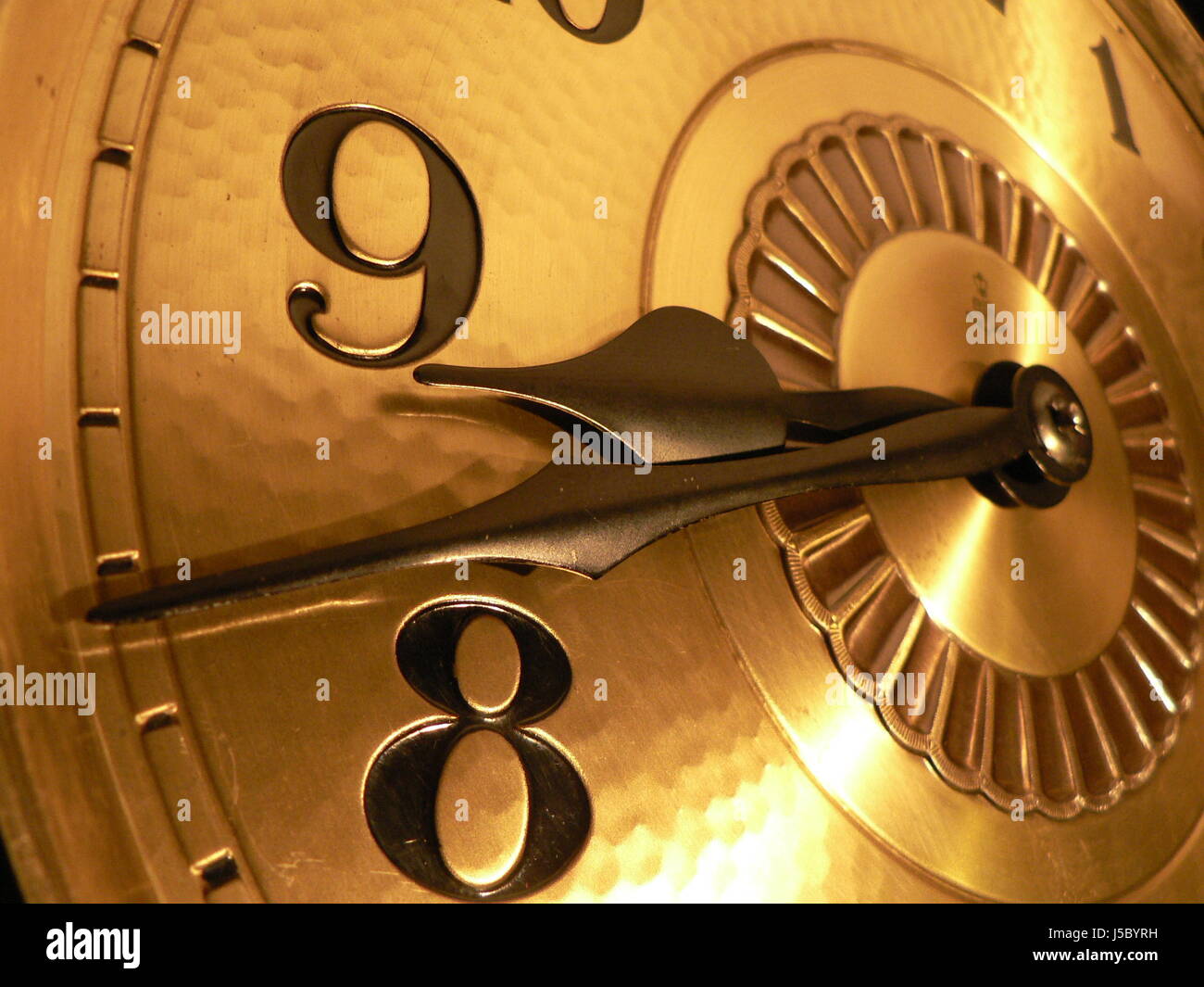 the old grandfather clock Stock Photo
