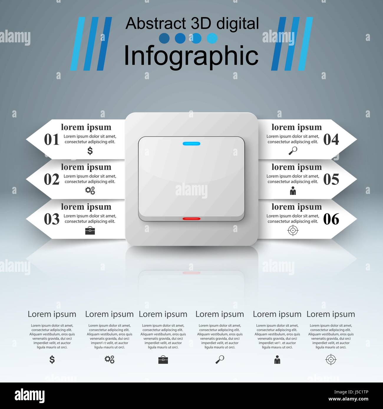 Switch icon. Abstract business infographic Stock Vector Image & Art - Alamy