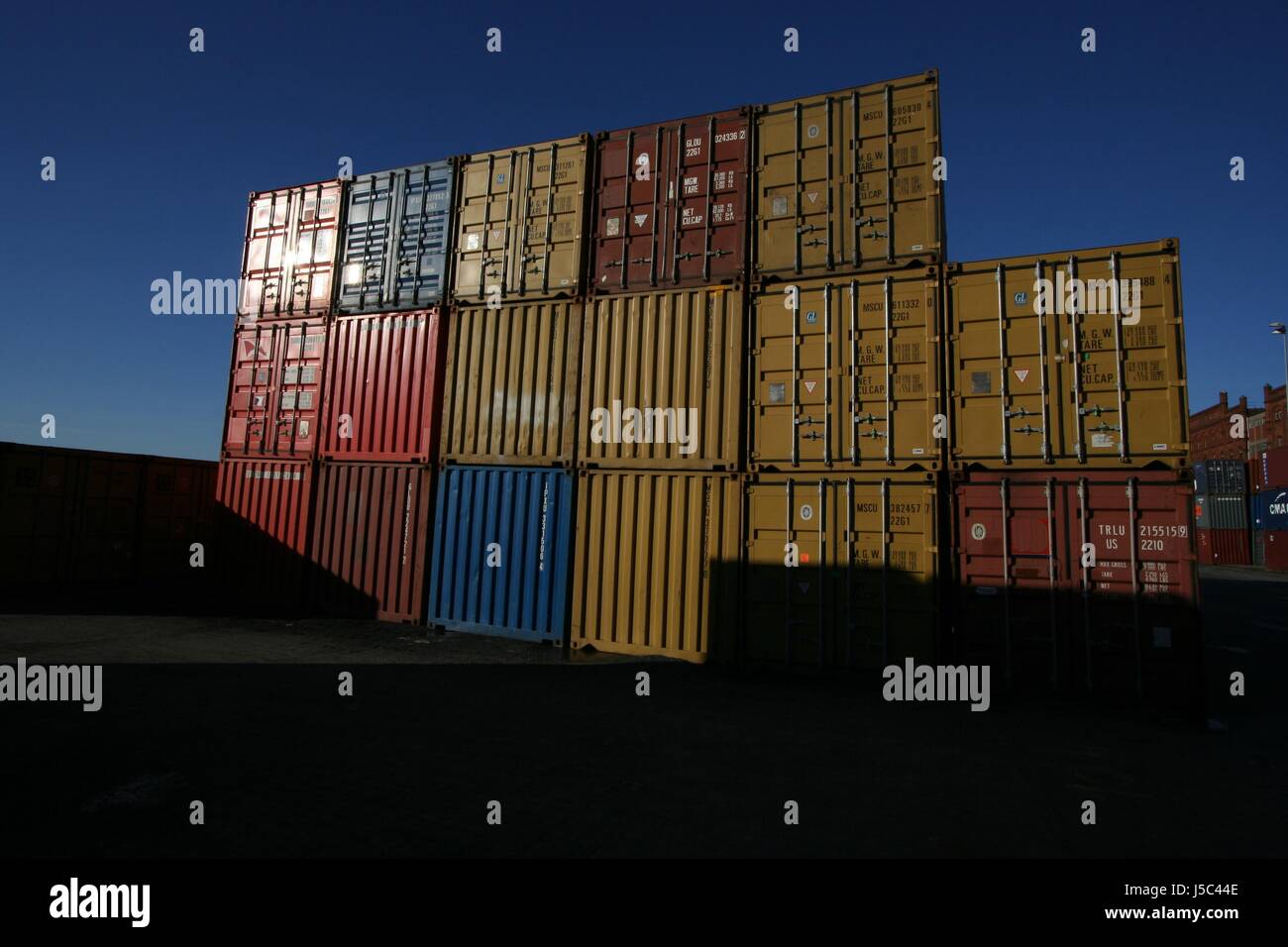 navigation logistics freight container port stackable container