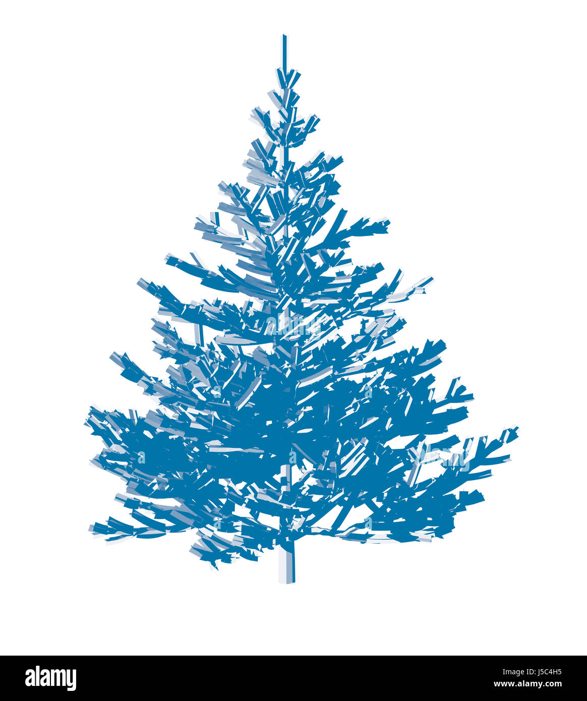 tree in blue Stock Photo - Alamy