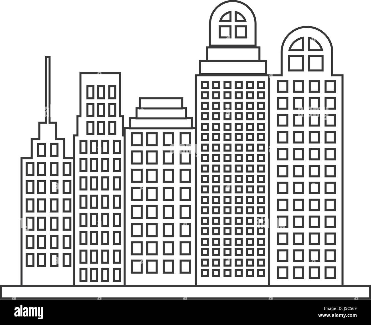 Simple Dessin Ville Facile