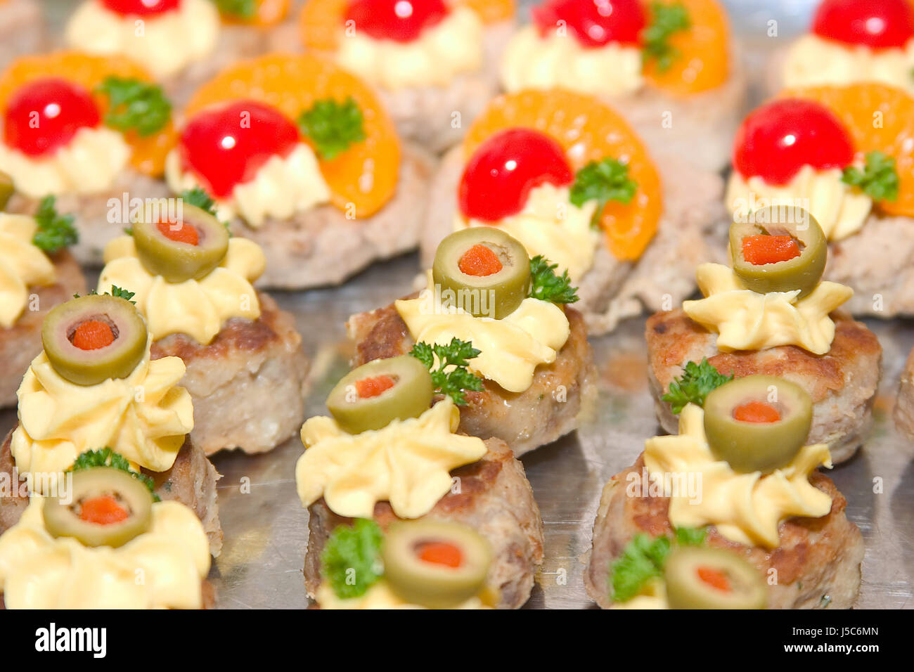 meatballs with egg Stock Photo Alamy